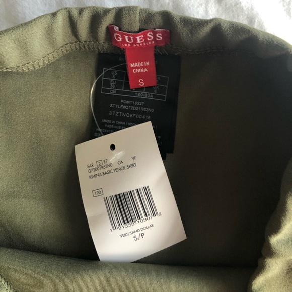 GUESS Kimina Basic Pencil Skirt - Picture 6 of 7